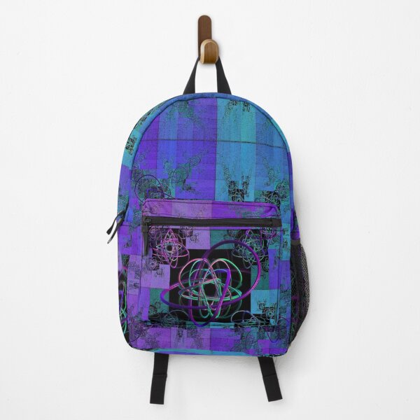 Item preview, Aqua and Lilac Fractal Joy designed and sold by Yolanda Caporn Art.