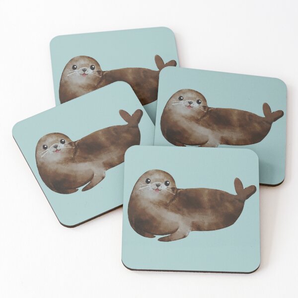 Item preview, Cute Brown Seal  designed and sold by Shloo.