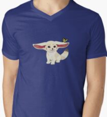 Little Furry Fennec Fox The Pet Men's V-Neck T-Shirt