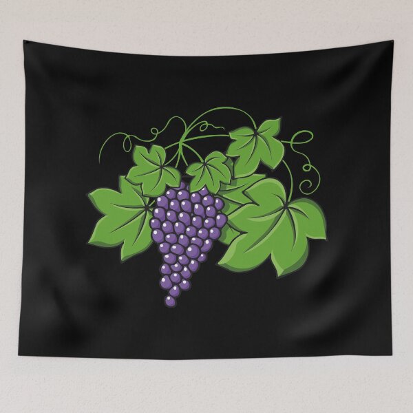 Item preview, Bunch of grapes with leaves designed and sold by NataliaVVV.
