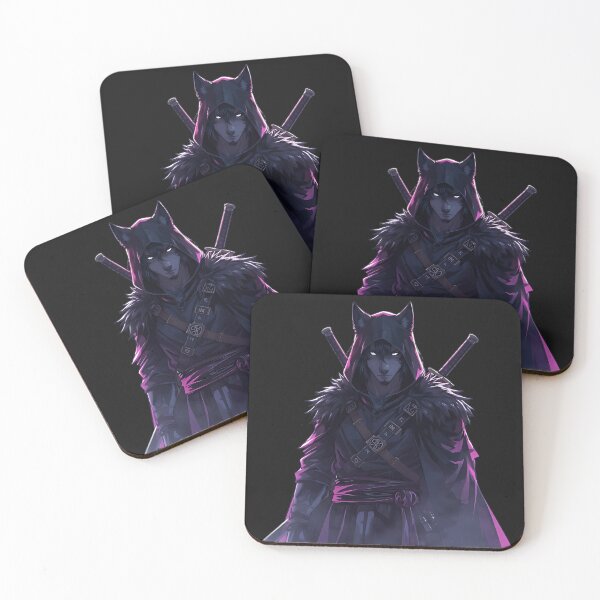 Item preview, Shadow Wolf – Mystic Warrior of the Night designed and sold by The-Daily-Drape.