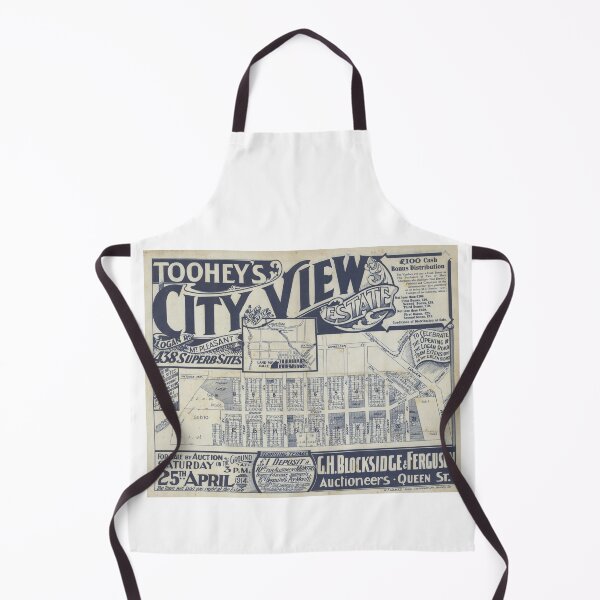 Artikelvorschau, Toohey's City View Estate, Greenslopes, Vintage Vorortkarte, Historische Karte, Immobilienkarte entworfen und verkauft von housedetective.