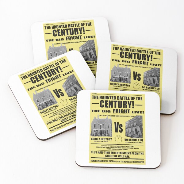 Item preview, Borley Rectory Vs 50 Berkley Square Parody Poster designed and sold by IanBakerToons.