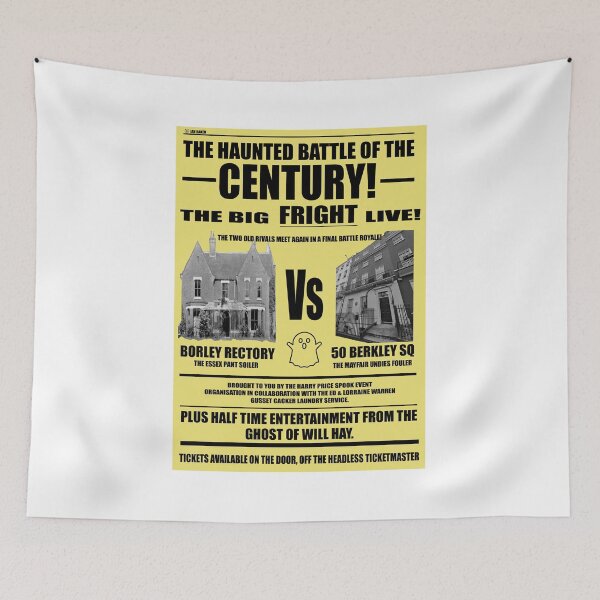 Item preview, Borley Rectory Vs 50 Berkley Square Parody Poster designed and sold by IanBakerToons.