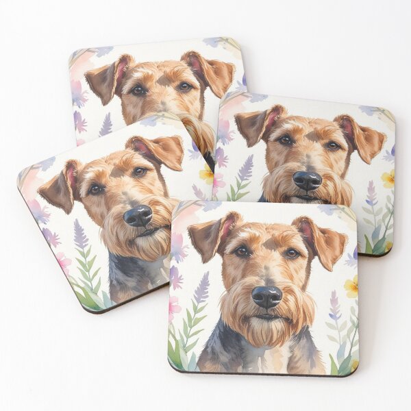 Item preview, Noble Airedale Terrier Dog Portrait designed and sold by WhiskerTales.
