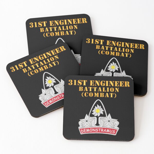Item preview, Army - 31st Engineer Bn (Combat) - DUI - Hat X 300 designed and sold by Military Insignia Products.