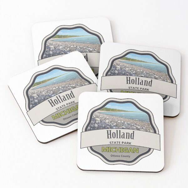 Item preview, Holland State Park, Ottawa County, Michigan designed and sold by Wanderful-roads.