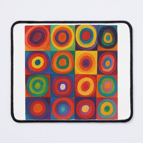 Item preview, Colorful Abstract Circles Modern Art Pattern designed and sold by ArtfulWeave.