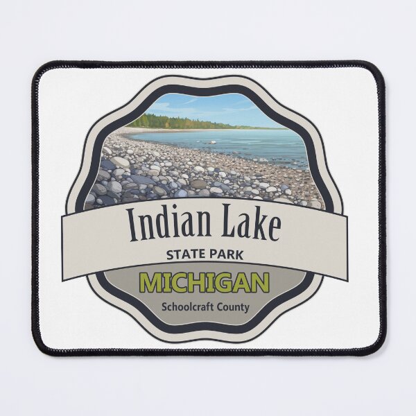 Item preview, Indian Lake State Park, Schoolcraft County, Michigan designed and sold by Wanderful-roads.