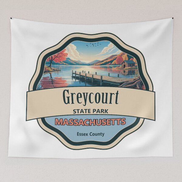 Item preview, Greycourt State Park, Essex County, Massachusetts designed and sold by Wanderful-roads.