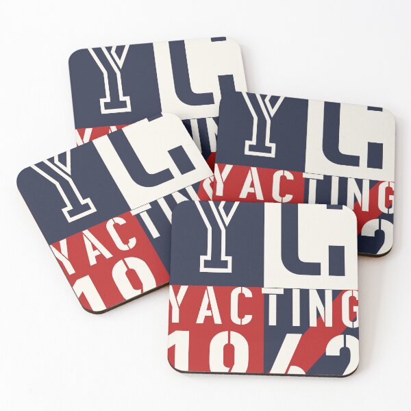Item preview, Mid-Century Sailing Graphic – Yachting 1962 Block Print designed and sold by PIXEL WORN.