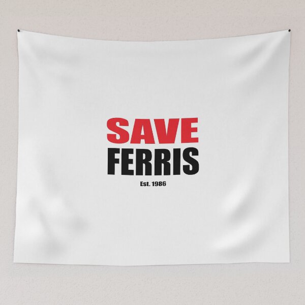 Item preview, Save Ferris T-Shirt designed and sold by IanBakerToons.