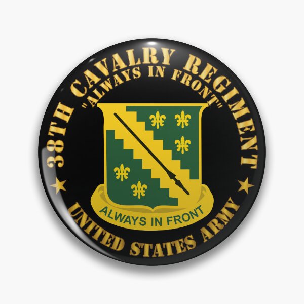 Item preview, Army - 38th Cavalry Rgiment - Always in Front - DUI X 300 designed and sold by Military Insignia Products.