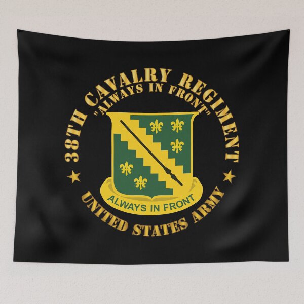 Item preview, Army - 38th Cavalry Rgiment - Always in Front - DUI X 300 designed and sold by Military Insignia Products.