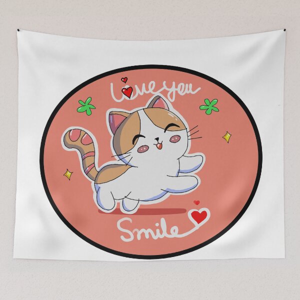 Item preview, cute jumpingcat designed and sold by pookieCatt.