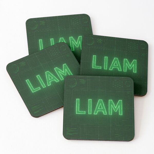 Item preview, LIAM Glitched Code Design – Hacked Digital Matrix Name Display designed and sold by VoidBloom Studio.