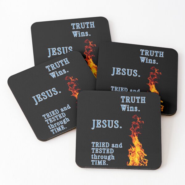 Item preview, Truth Wins. Jesus. Tries and tested through time. designed and sold by greatvibes4u.