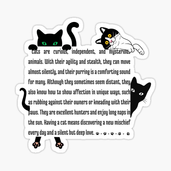 Item preview, Cat Messages designed and sold by TheHilma.