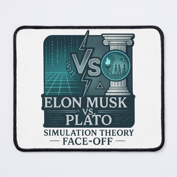 Item preview, Simulation Theory: Elon Musk vs. Plato designed and sold by Aube11.