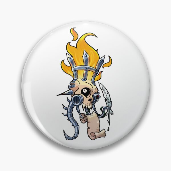 Item preview, Cute Burning Skull designed and sold by TagedesZorns.