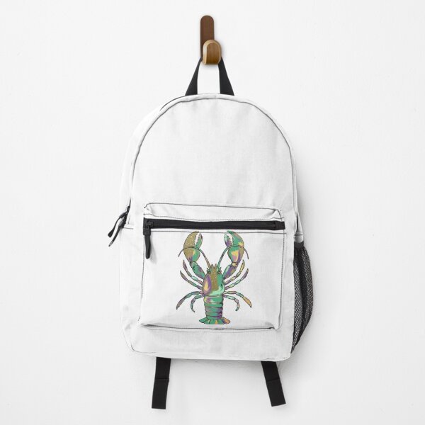 Item preview, Colorful Lobster Illustration with Gold Accents designed and sold by ArtfulWeave.
