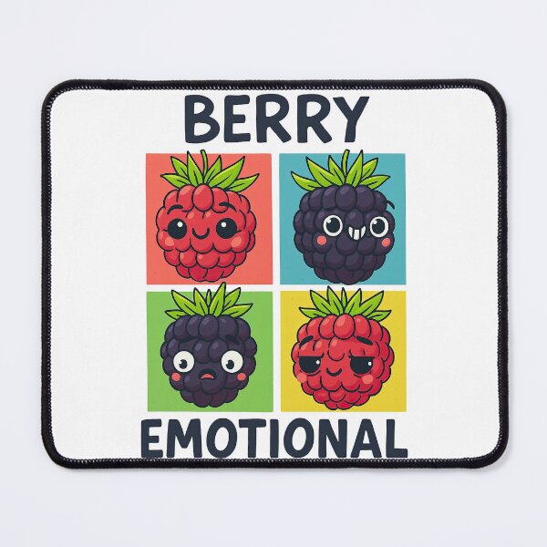 Item preview, Berry Emotional Funny Fruit Faces Design designed and sold by ArtfulWeave.