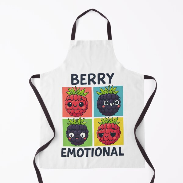 Item preview, Berry Emotional Funny Fruit Faces Design designed and sold by ArtfulWeave.