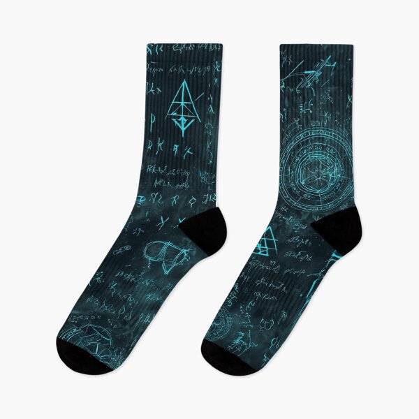 Item preview, Arcane Symbols – Glowing Magical Formula Pattern designed and sold by MonxArt.