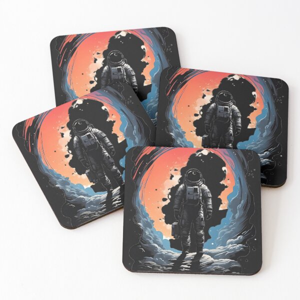 Item preview, Cosmic Voyager – Astronaut at the Edge of the Universe designed and sold by The-Daily-Drape.