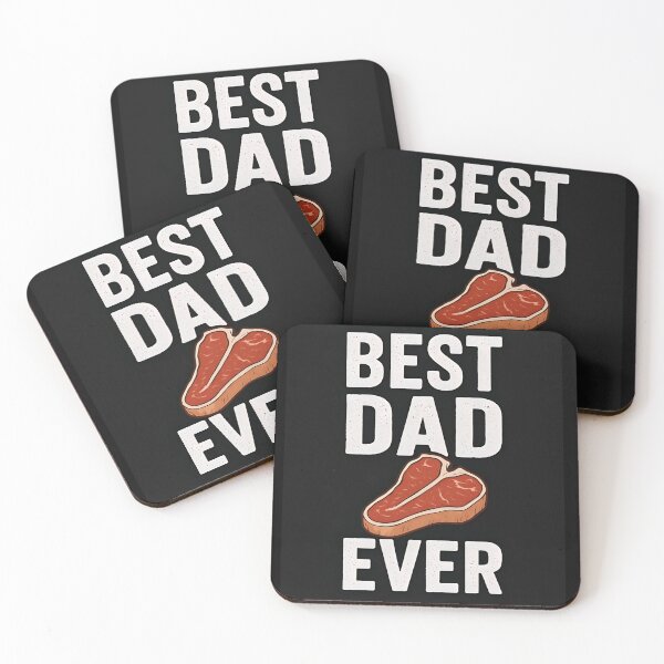 Item preview, Best Dad Ever Funny Steak Quote designed and sold by Amr Siam.