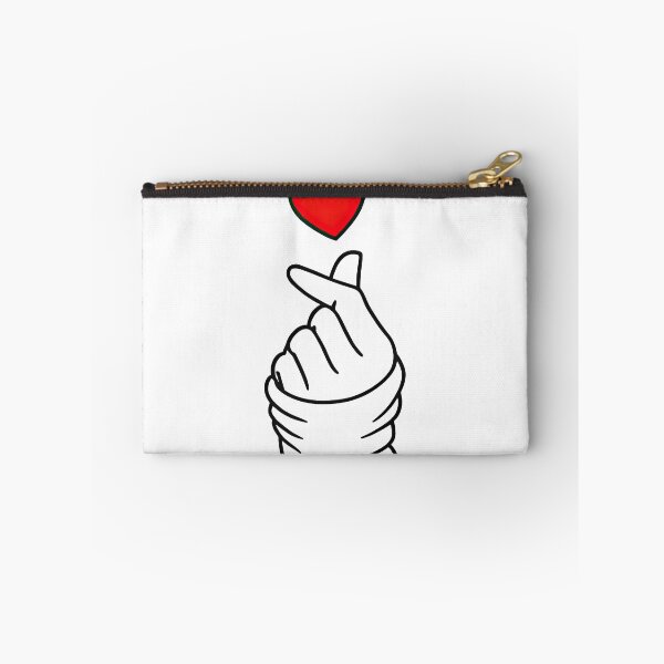 Item preview, Korean Heart Hand Gesture Minimalist Art designed and sold by ArtfulWeave.