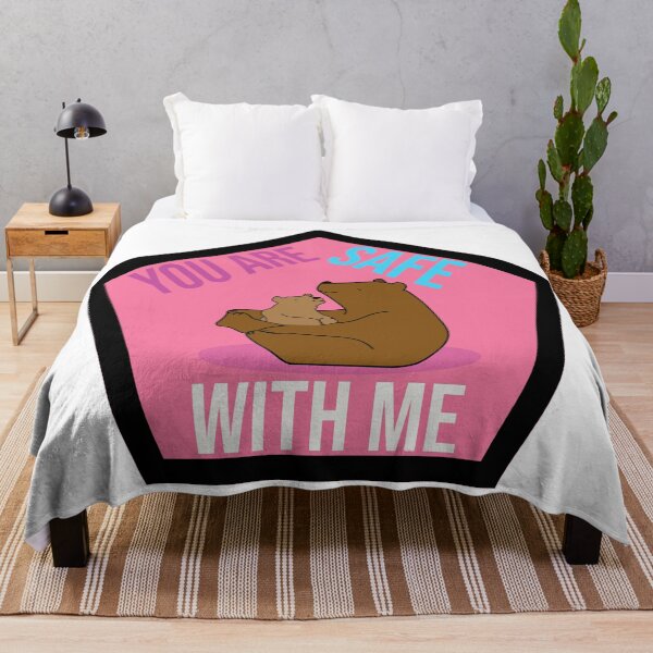 Item preview, You Are Safe with Me – Mother and Baby Bear Design with Heartfelt Protective Message designed and sold by ArtsyExplorer.