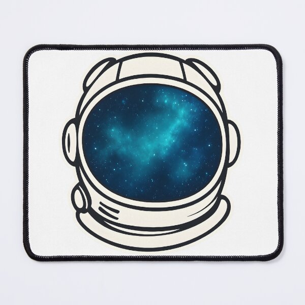 Item preview, Astronaut Helmet – Cosmic Reflection designed and sold by OrbitOdyssey.