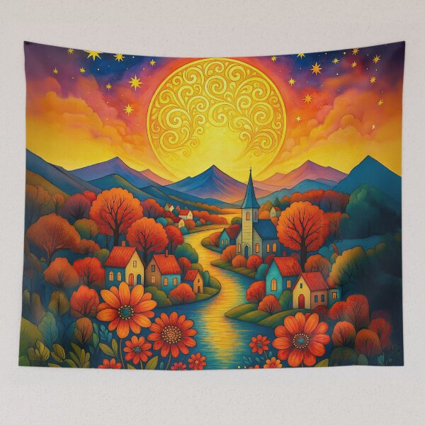 Item preview, River of Fire designed and sold by Ilona Abou-Zolof.