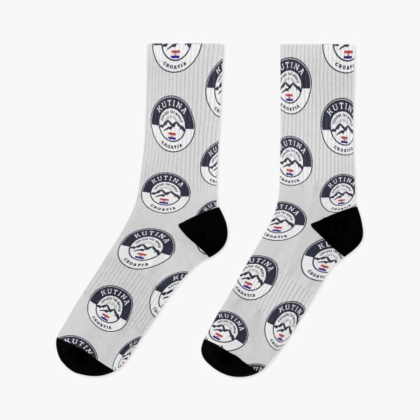 Item preview, Kutina Croatia Black and White Crest designed and sold by World Designs.