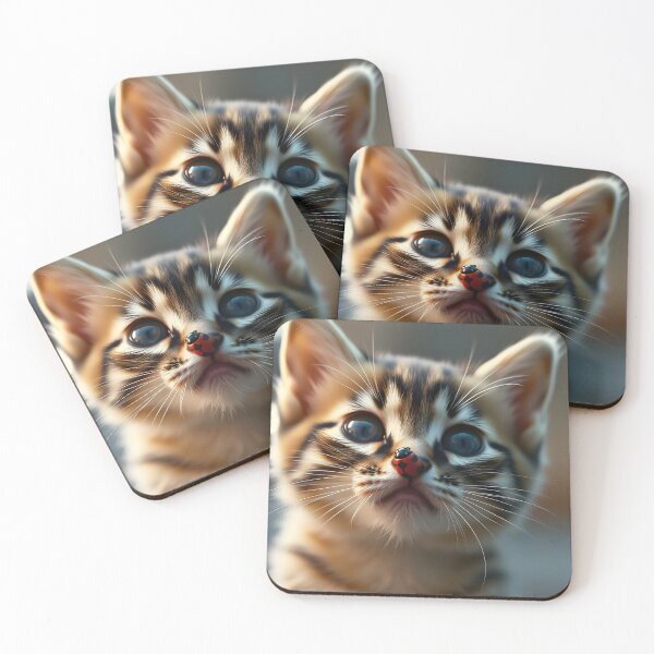 Item preview, Cats'O'Clock Collection : Ladybug designed and sold by laurencecrea.