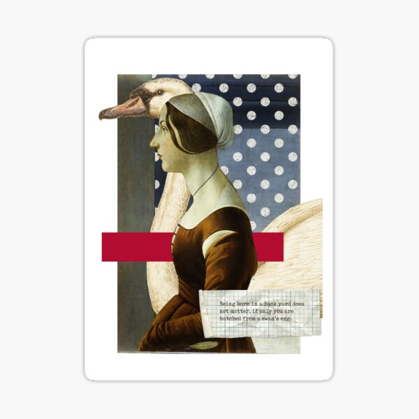Vista previa del artículo con la obra «Cisnes», diseñado y vendido por Margaret Orr.