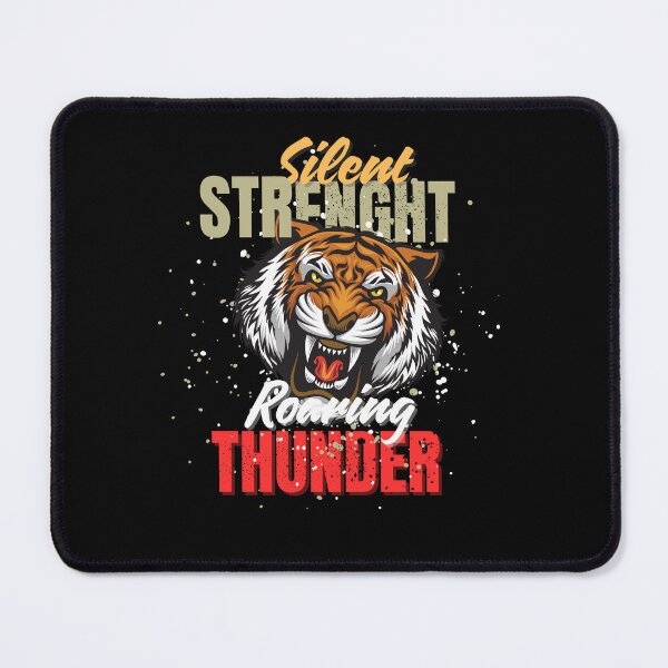 Item preview, Tigre: Silent STRENGHT Roaring THUNDER wild savana designed and sold by kazoart.