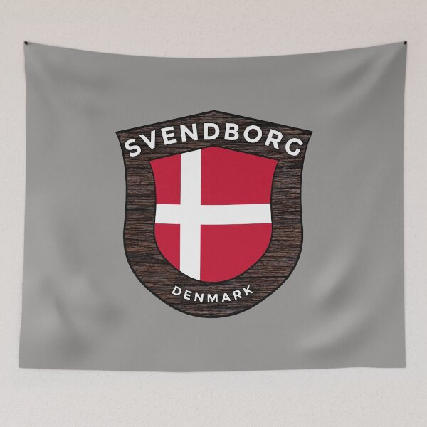 Item preview, Svendborg Denmark Emblem Flag designed and sold by World Designs.
