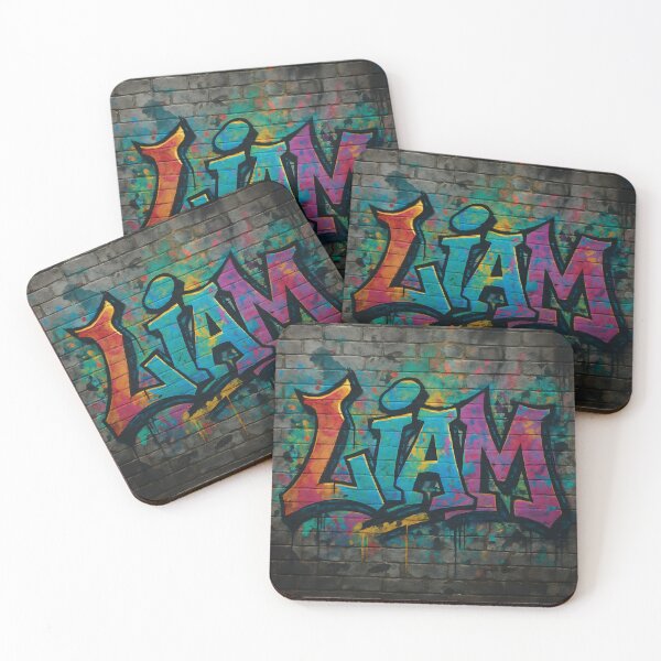 Item preview, LIAM Wildstyle Graffiti – Urban Drip Street Art Name Design designed and sold by VoidBloom Studio.