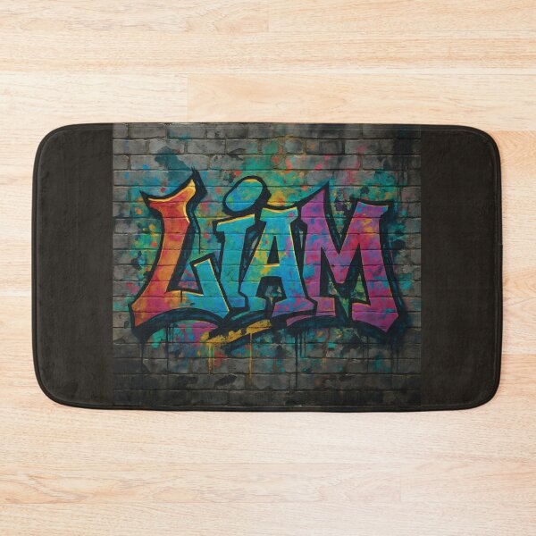Item preview, LIAM Wildstyle Graffiti – Urban Drip Street Art Name Design designed and sold by VoidBloom Studio.