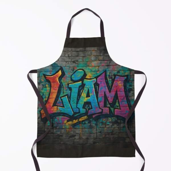 Item preview, LIAM Wildstyle Graffiti – Urban Drip Street Art Name Design designed and sold by VoidBloom Studio.