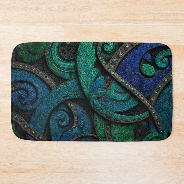 Item preview, New Zealand Māori Paua Pattern Koru Design 426 designed and sold by GrinGalore.
