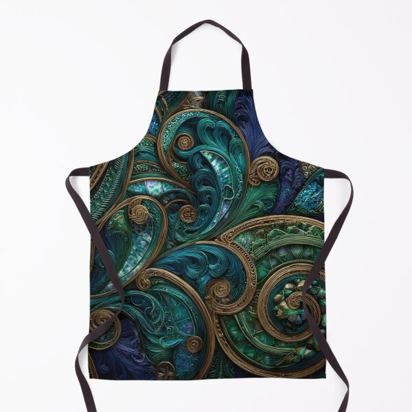 Item preview, New Zealand Māori Paua Pattern Koru Design 427 designed and sold by GrinGalore.