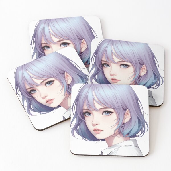 Item preview, Anime girl with dreamy look designed and sold by shahinsy.