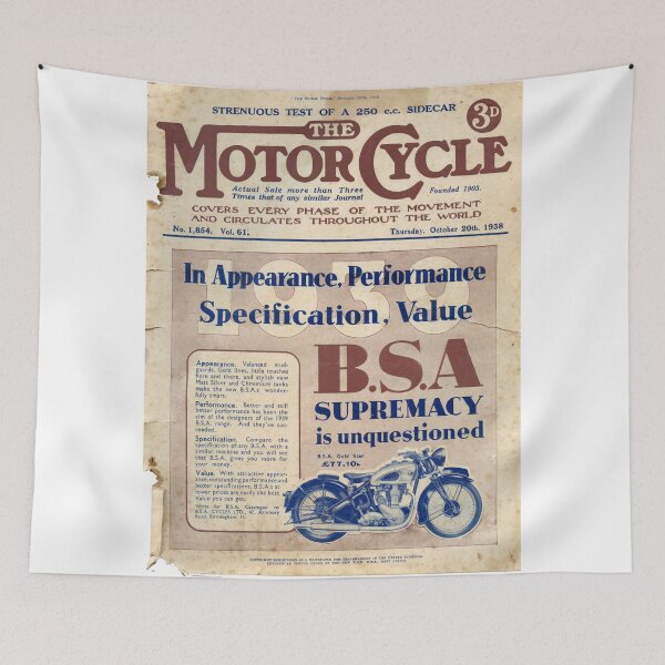 Item preview, Classic 1930s Motorcycle Press - British Bike Culture designed and sold by taspaul.