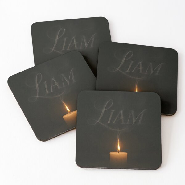 Item preview, LIAM Candle Smoke Script – Elegant Name in Flame and Shadow designed and sold by VoidBloom Studio.