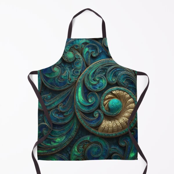 Item preview, New Zealand Māori Paua Pattern Koru Design 428 designed and sold by GrinGalore.