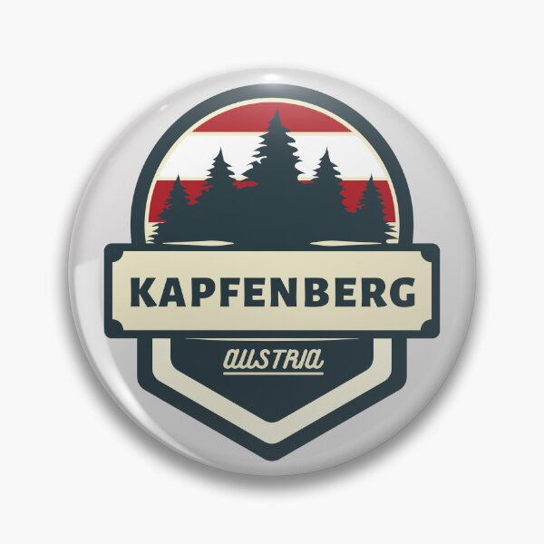 Item preview, Kapfenberg Austria Retro Vintage Badge designed and sold by World Designs.