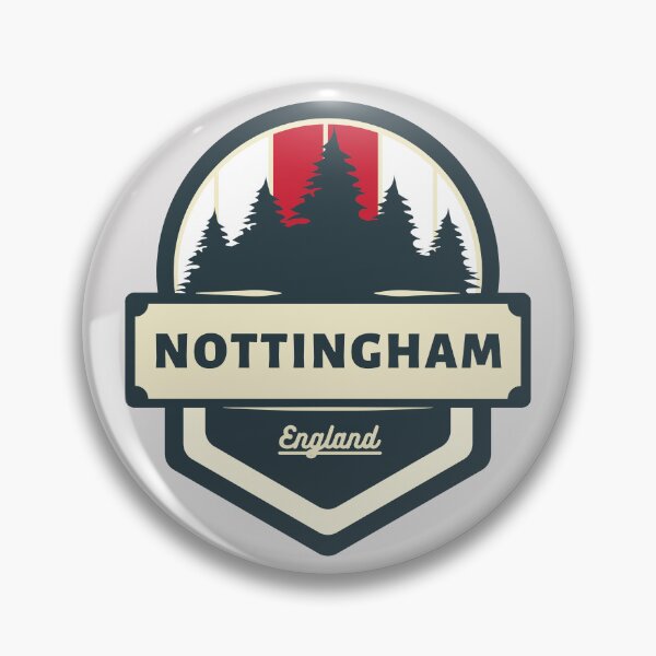 Item preview, Nottingham England Retro Vintage Badge designed and sold by World Designs.